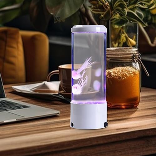 Lámpara de medusas flotantes y luces LED