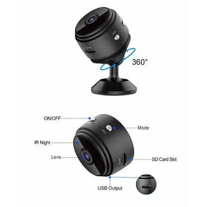 Mini Cámara De Seguridad EspíA 360