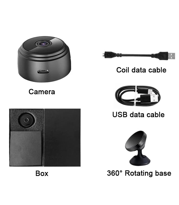 Mini Cámara De Seguridad EspíA 360