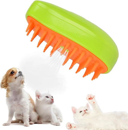 Cepillo De Vapor Para Gatos y Perros 3 En 1