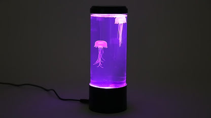 Lámpara de medusas flotantes y luces LED